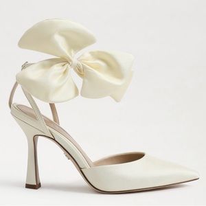 Sam Edelman extravagant ivory Bow Heels